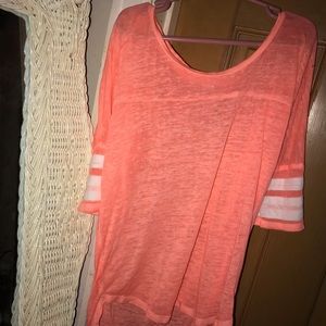 Orange striped shirt 🧡🧡